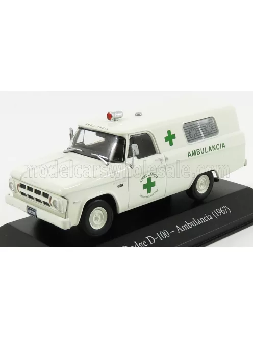 Edicola - DODGE D-100 AMBULANCIA 1967 AMBULANCE WHITE