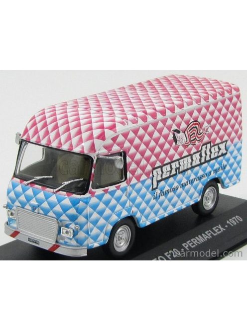 Edicola - Alfa Romeo F20 Van Permaflex 1970 Light Blue White Pink