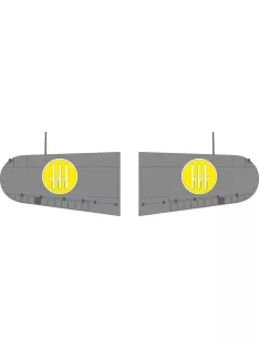 Eduard - MC.200 Saetta wings national insignia for Italeri