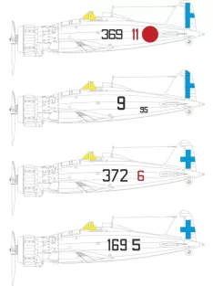 Eduard - MC.200 Saetta tactical marking for Italeri
