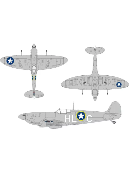 Eduard - Spitfire Mk.Vb early US national insignia for Kotare