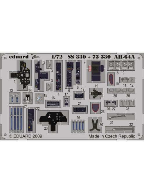 Eduard - AH-64A self adhesive for Hobby Boss