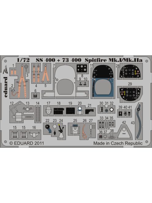 Eduard - Spitfire Mk.I/Mk.IIa S.A. for Airfix 