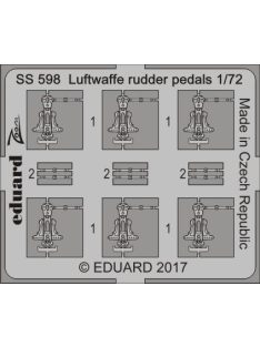Eduard - Luftwaffe rudder pedals 