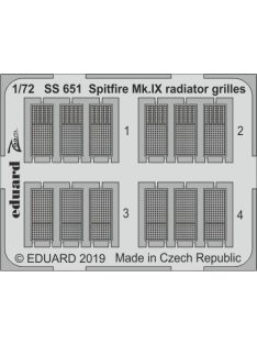 Eduard - Spitfire Mk.IX radiator grilles f.Eduard 