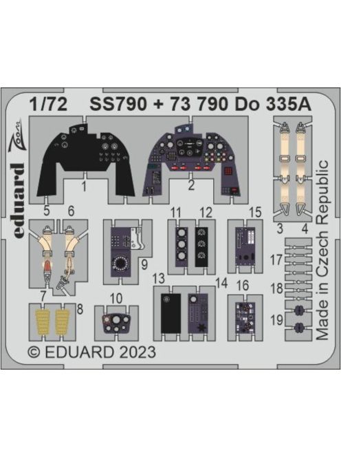 Eduard - Do 335A for HOBBY 2000 / DRAGON