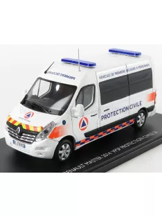   Eligor - RENAULT MASTER VAN AMBULANCE PROTECTION CIVILE VEHICULE DE PREMIERS SECOURS A PERSONNE VPSP 2014 WHITE ORANGE BLUE