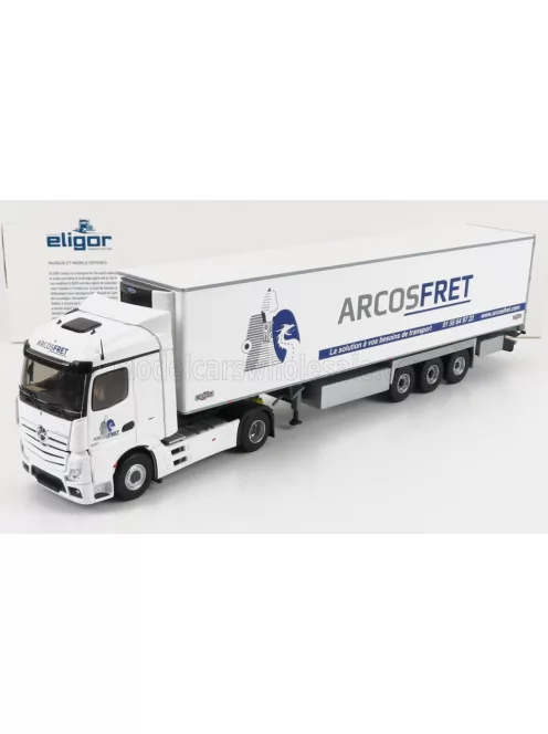Eligor - MERCEDES BENZ ACTROS 5 1851 TRUCK SEMI-FRIGO CHEREAU ARCOSFRET 2018 WHITE