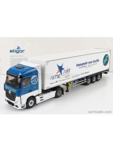   Eligor - Mercedes Benz Actros 5 1845 Truck Cassonato Astre Transports 2018 Blue White