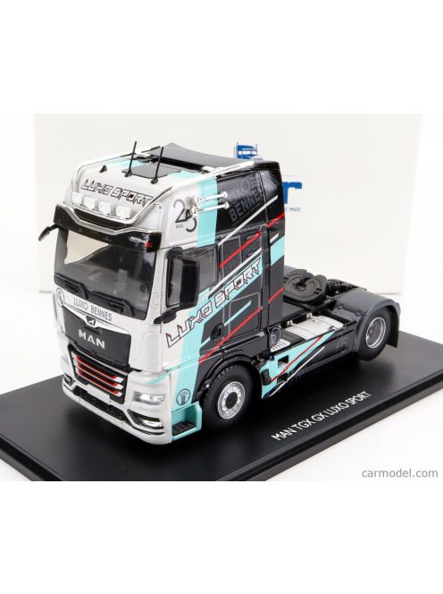 Eligor - Man Tgx 18.640 Gx Tractor Truck 2-Assi N 25 Luxo Sport Racing 2020 White Green Black