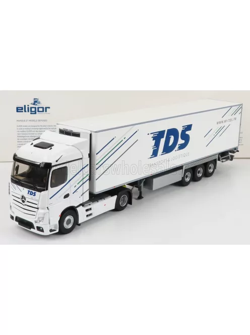 Eligor - MERCEDES BENZ ACTROS 5 1851 TRUCK SEMI-FRIGO TDS TRANSPORTS 2020 WHITE