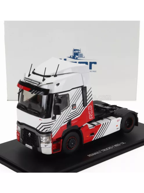 Eligor - RENAULT T480 TRACTOR TRUCK RED 13L 2-ASSI 2021 WHITE RED
