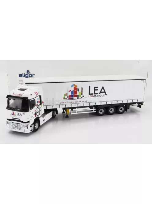 Eligor - RENAULT T520 TRUCK TELONATO LEA TRANSPORTS 2021 WHITE