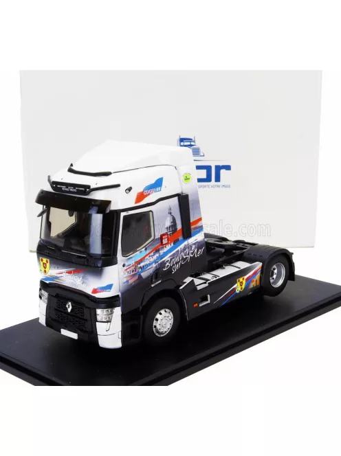 Eligor - RENAULT T-LINE HIGH TRACTOR TRUCK BOULOGNE SUR MER 2-ASSI 2021 BLACK WHITE