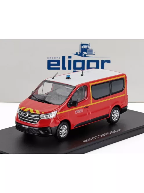 Eligor - RENAULT TRAFIC MINIBUS SDIS 04 SAPEURS POMPIERS 2024 RED WHITE