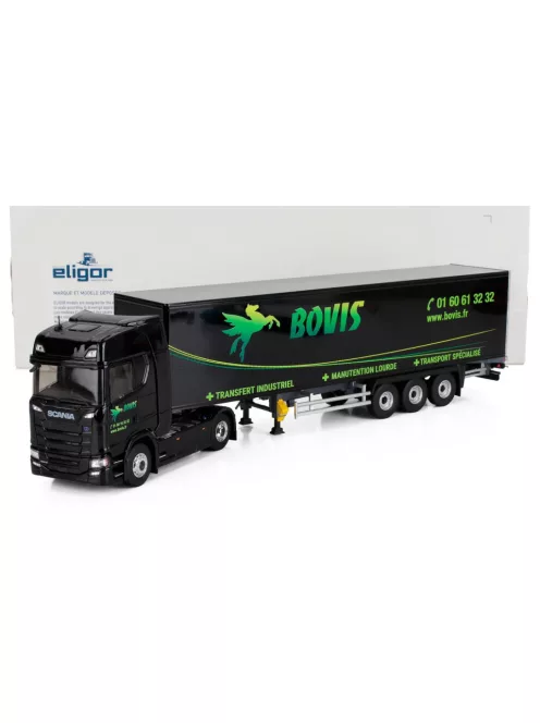 Eligor - SCANIA S500 TRUCK CASSONATO BOVIS TRANSPORTS 2021 BLACK