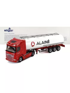   Eligor - DAF XG TANKER TRUCK ALAINE TRANSPORTS 2021 RED WHITE