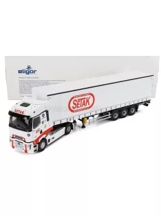   Eligor - RENAULT T-LINE HIGH TRUCK SETAK TELONATO TRANSPORTS 2023 WHITE