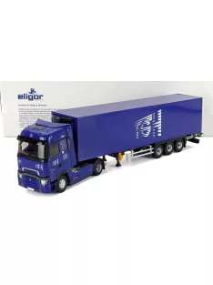   Eligor - RENAULT T-LINE HIGH TRUCK SEMI-FRIGO TGH TRANSPORTS 2023 BLUE