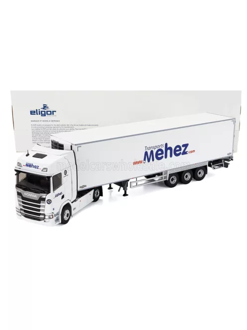 Eligor - SCANIA S500 TRUCK SEMI-FRIGO MEHEZ TRANSPORTS 2021 WHITE