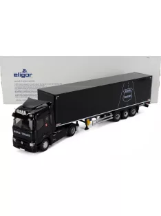  Eligor - RENAULT T480 TRUCK CASSONATO ROAD TRANS TRANSPORTS 2021 BLACK