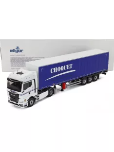   Eligor - MAN TGX GX TELONATO CHOQUET TRANSPORTS 2021 WHITE BLUE