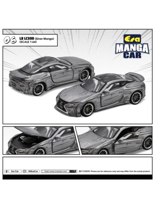 Era models - Lexus LB Lc500 Silver Manga silver 2022