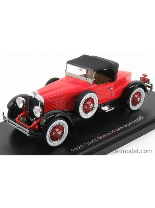 Esval Model - Stutz Black Hawk Speedster Closed 1928 Red Black