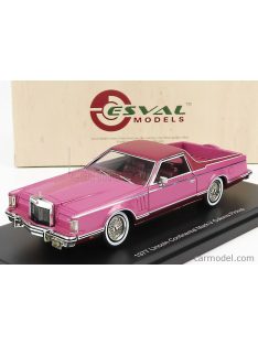   Esval Model - Lincoln Continental Mark V Coloma Pick-Up Caribou Motor Co. 1977 Purple Met