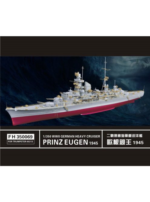 Flyhawk - WWII German Heavy Cruiser Prinz Eugen 1945 Super Deluxe