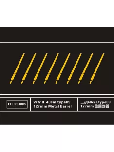 Flyhawk - WWII 40cal.type89 127mm Metal Barrel