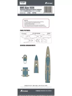 Flyhawk - HMS Ajax 1939 Wooden Deck