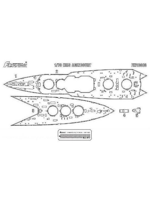 Flyhawk - HMS Agincourt Wooden Deck