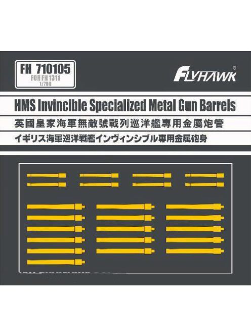 Flyhawk - HMS Invincible Specialized Metal Gun Barrels