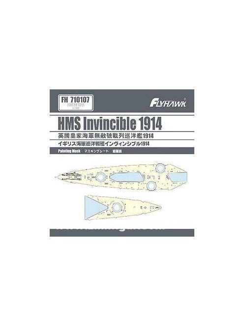 Flyhawk - HMS Invincible 1914 Painting Mask