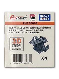   Flyhawk - US Navy 1.1"/75 (28 mm) Quadruple AA (3D Print)