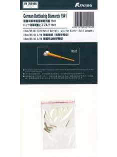   Flyhawk - German Battleship Bismark 1941 15cm 52SK C28 Metal Barrel Long