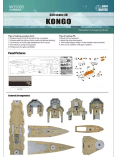 Flyhawk - IJN Kongo Battleship Wood Deck