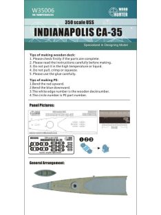 Flyhawk - USS Indianapolis Ca-35 Wood Deck