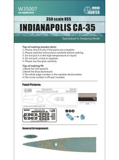 Flyhawk - USS Indianapolis Ca-35 Wood Deck