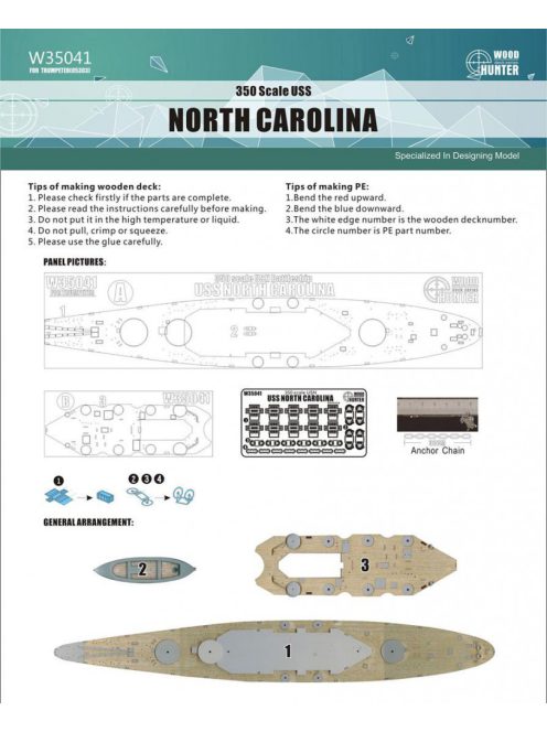 Flyhawk - USS North Carolina Wood Deck