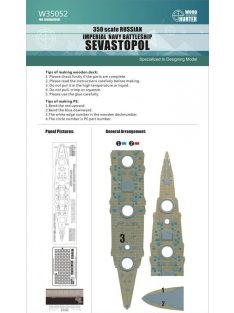   Flyhawk - Russian Imperial Navy Battleship Sevastopol Wood Deck 