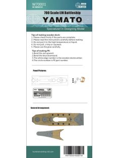 Flyhawk - WWII IJN Battleship Yamato Wood Deck
