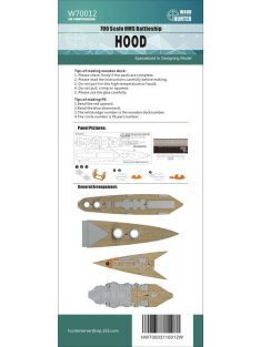 Flyhawk - WWII Battlecruiser HMS Hood 1941 Wood Deck
