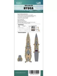 Flyhawk - WWII IJN Battleship Hyuga Wood Deck