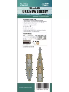 Flyhawk - WWII USS New Jersey BB62 Wood Deck