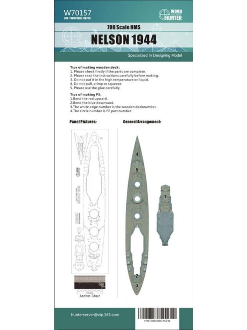 Flyhawk - HMS Nelson 1944 Wood Deck