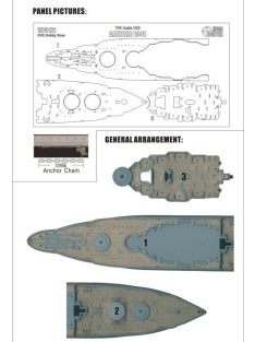 Flyhawk - Holzdeck  für USS Arizona 1941 (Hobby Boss 83401)
