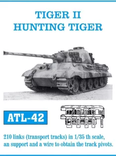 Friulmodel - Tiger II Hunting Tiger, Transport Track