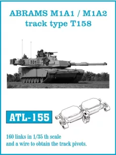 Friulmodel - Tracks for ABRAMS M1A1 / M1A2 track type T158
